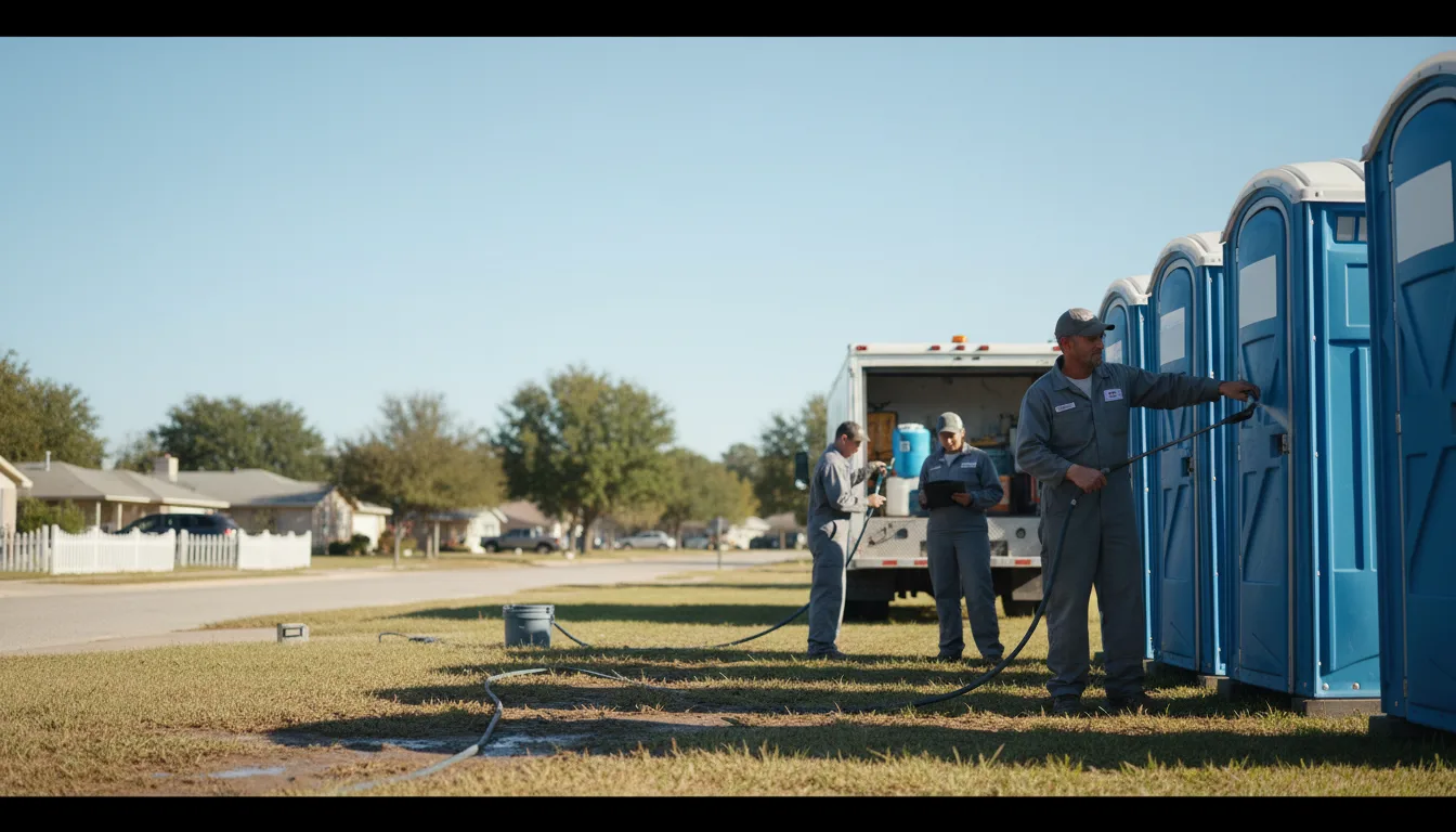 Long-Term Portable Toilet Rental in Lick Creek, KY near me